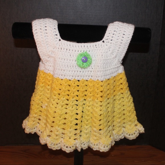 Homemade Flower Kids Dress w/ Cardigans - Picture 2 of 3